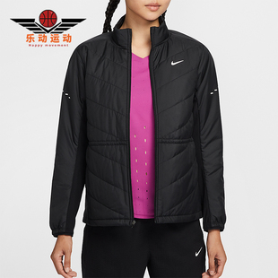 女士梭织反光保暖拼接运动棉服HV2745 2025冬季 010 耐克正品 Nike
