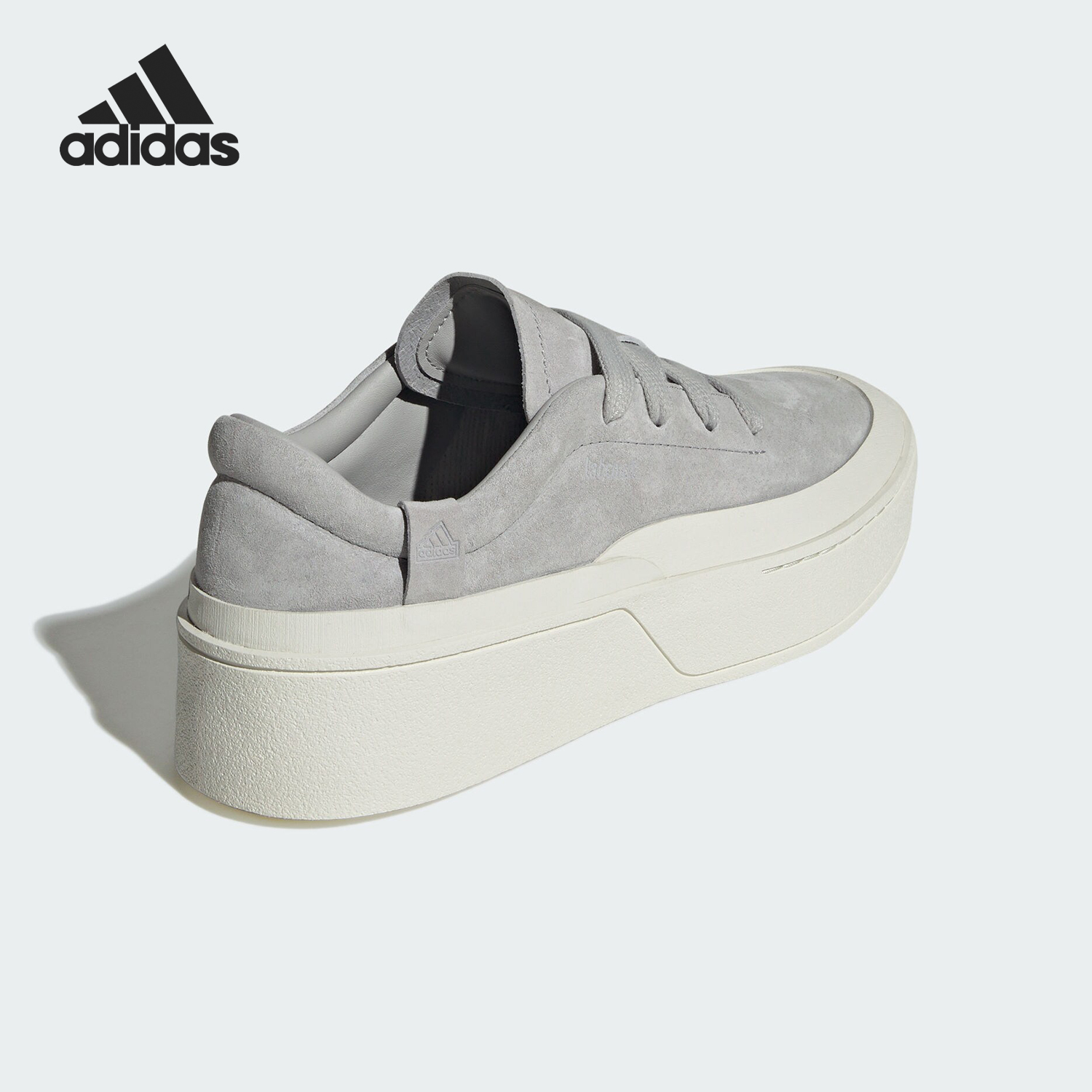 阿迪达斯男女耐磨运动板鞋