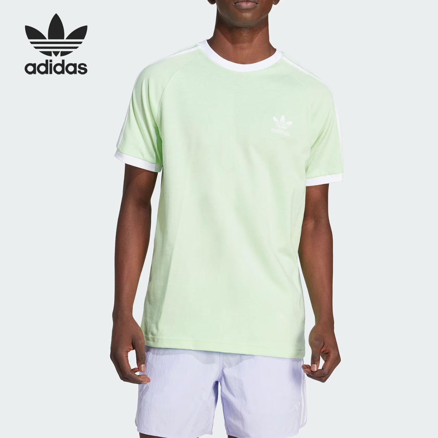 Adidas/阿迪达斯正品三叶草男士经典透气运动短袖T恤IM9391