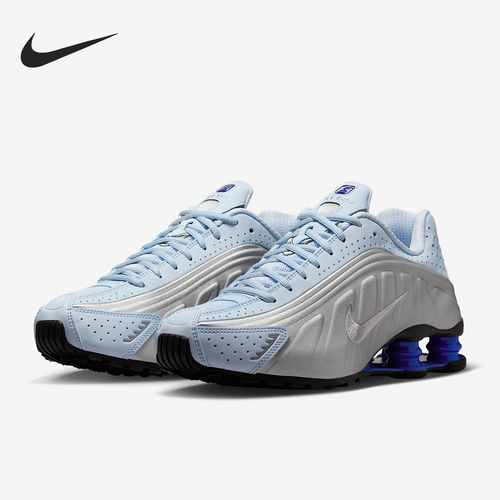 Nike/耐克正品Shox R4女士时尚缓震气柱运动透气跑步鞋AR3565-402