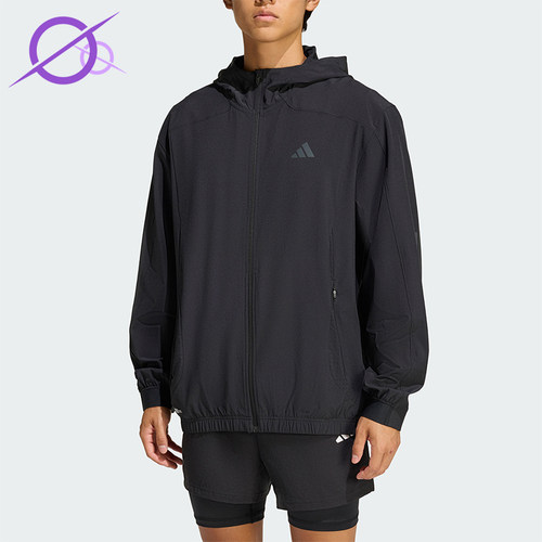 Adidas/阿迪达斯正品TECHESS TRACK-T男士健身训练夹克外套KQ7481