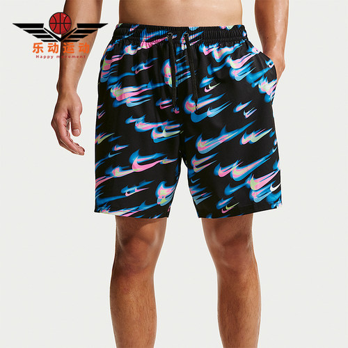 Nike/耐克正品Swim Breaker男士时尚沙滩含衬裤短裤IU2358-921