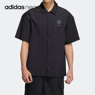阿迪达斯正品 Neo男子运动T恤 TEE3 HM9977 BBAL Adidas