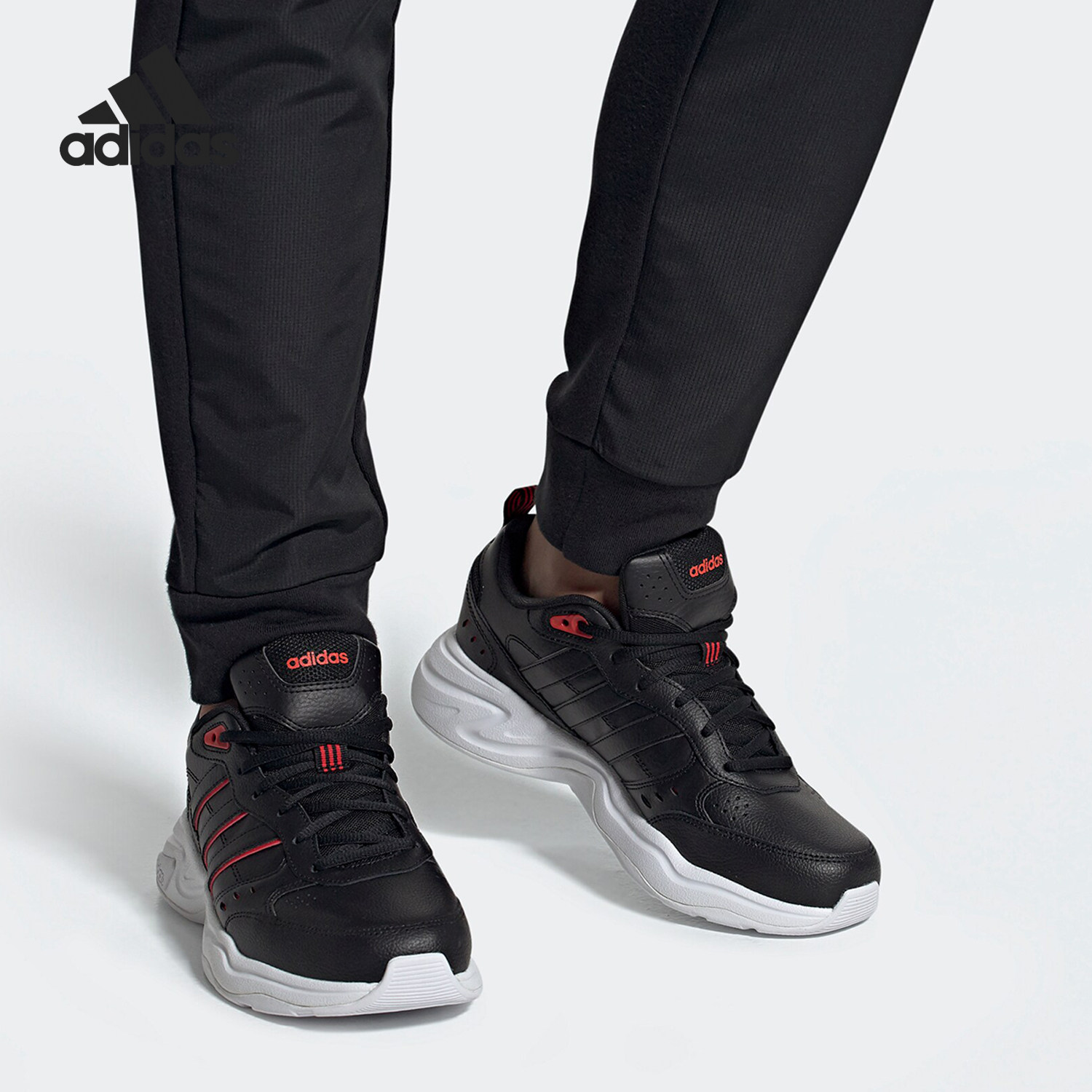 Adidas/阿迪达斯正品冬季男子STRUTTER轻便休闲跑步鞋FV0426