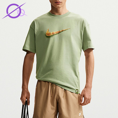 Nike/耐克正品2026夏季男士宽松针织经典休闲运动T恤FZ7955-370