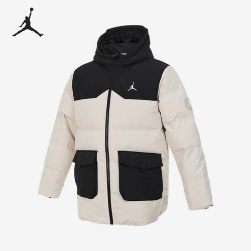 Nike/耐克正品JORDAN大童休闲拼接保暖耐穿羽绒服JD2442034GS-005