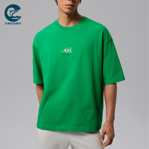 Nike/耐克正品Jordan Flight男士宽松刺绣经典休闲T恤IF3134-310