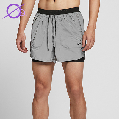 Nike/耐克正品2025男士耐穿二合一反光跑步透气短裤IM6268-010
