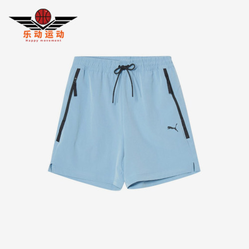 Puma/彪马正品男士跑步系带吸汗口袋拉链经典运动短裤624391-20