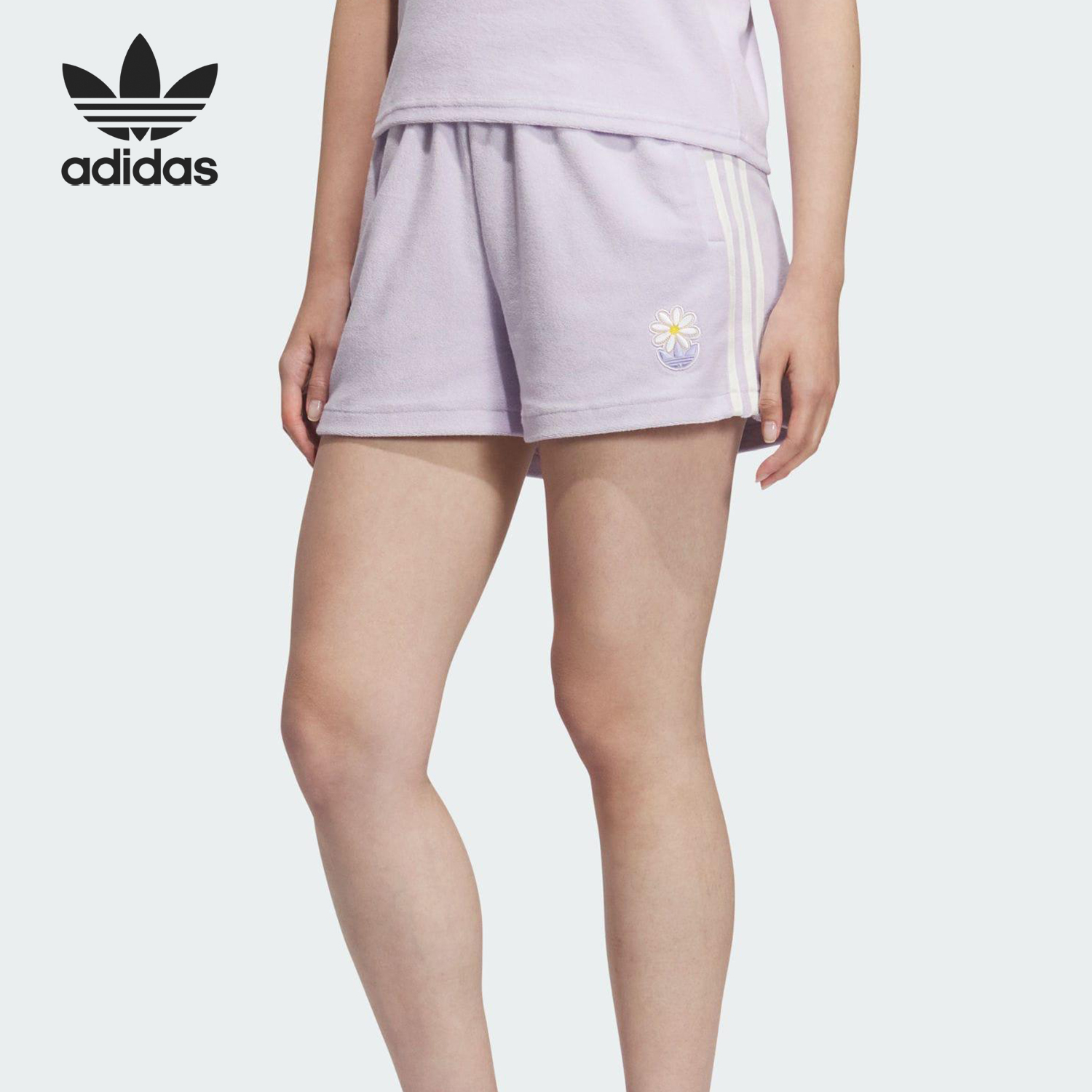 Adidas/阿迪达斯正品2025女士透气运动跑步户外短裤KE5080