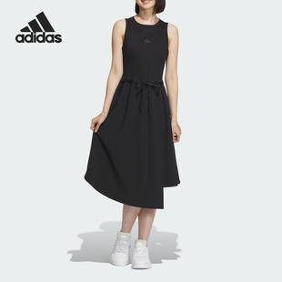 休闲无袖 Adidas 女士时尚 阿迪达斯正品 连衣裙IW8256 2024新款