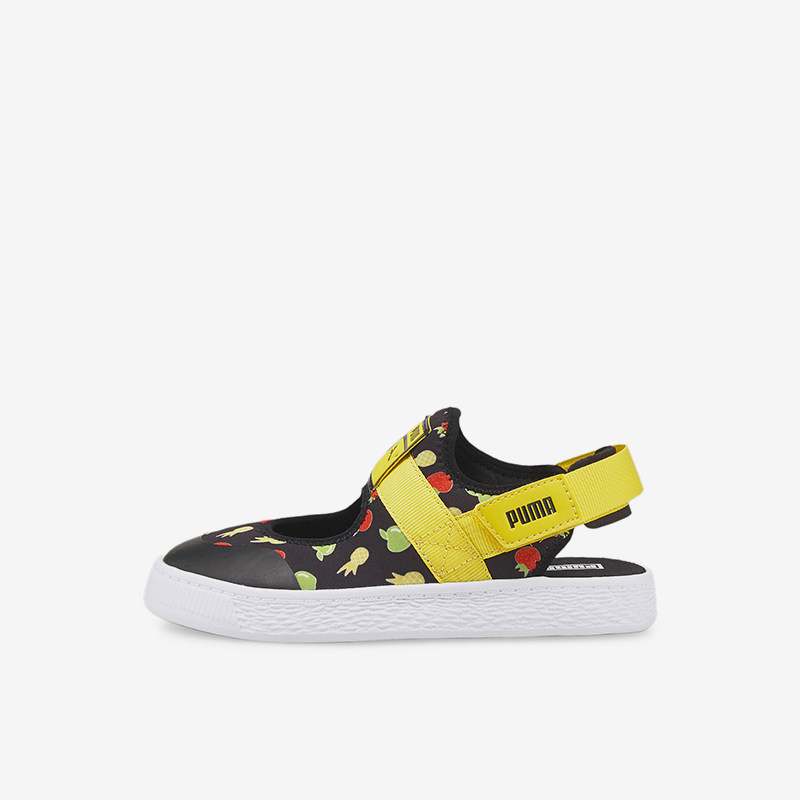 Puma/彪马正品2024新款儿童休闲透气轻便运动凉鞋384888-01图片