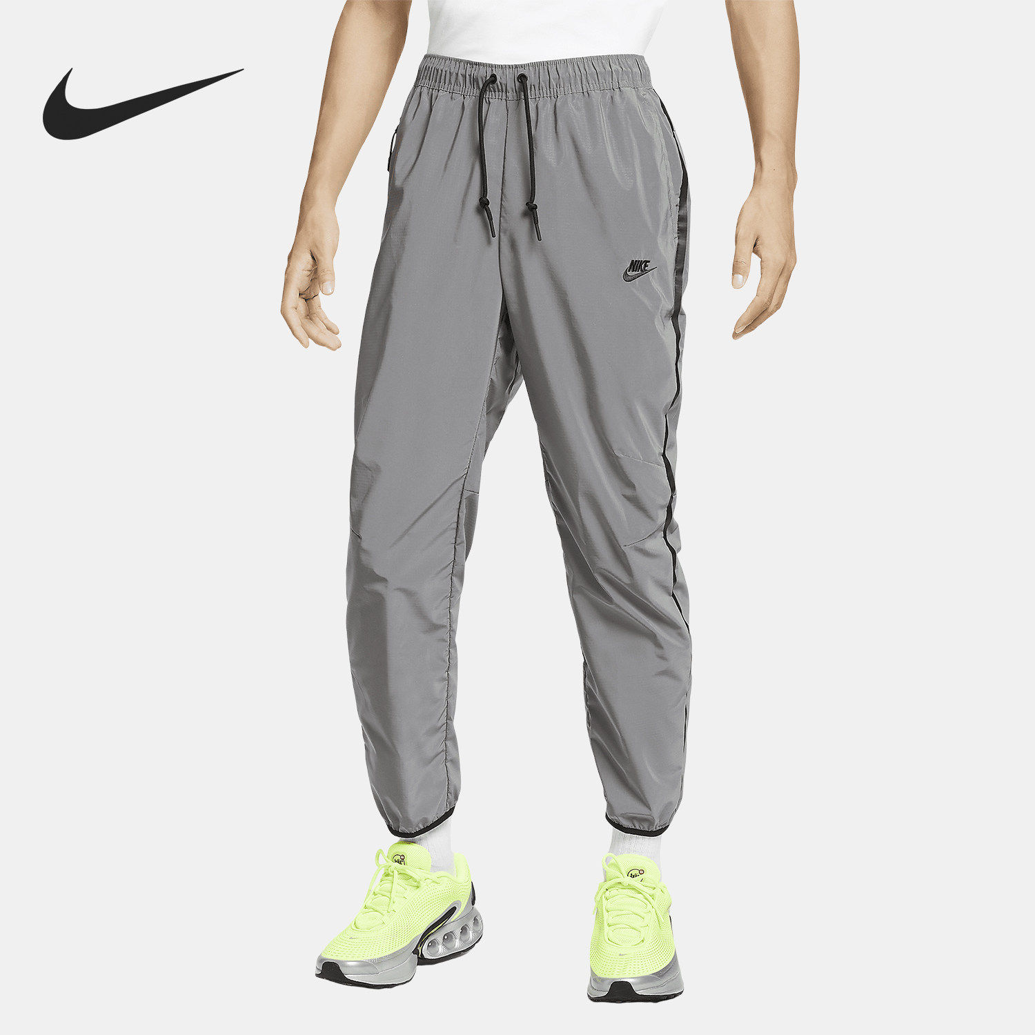 Nike/耐克正品Tech男士训练跑步运动梭织反光长裤FZ7588-035