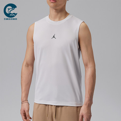 Nike/耐克正品JORDAN男士舒爽透气简约经典日常背心T恤IF0890-100