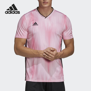 V领足球训练运动短袖 TIRO19男士 DP3540 阿迪达斯正品 Adidas