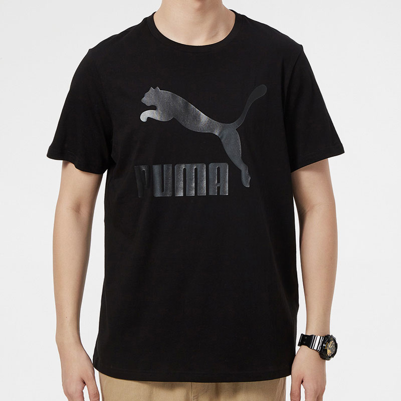 PUMA/彪马正品当季新款男子印花时尚圆领透气运动T恤532280-56