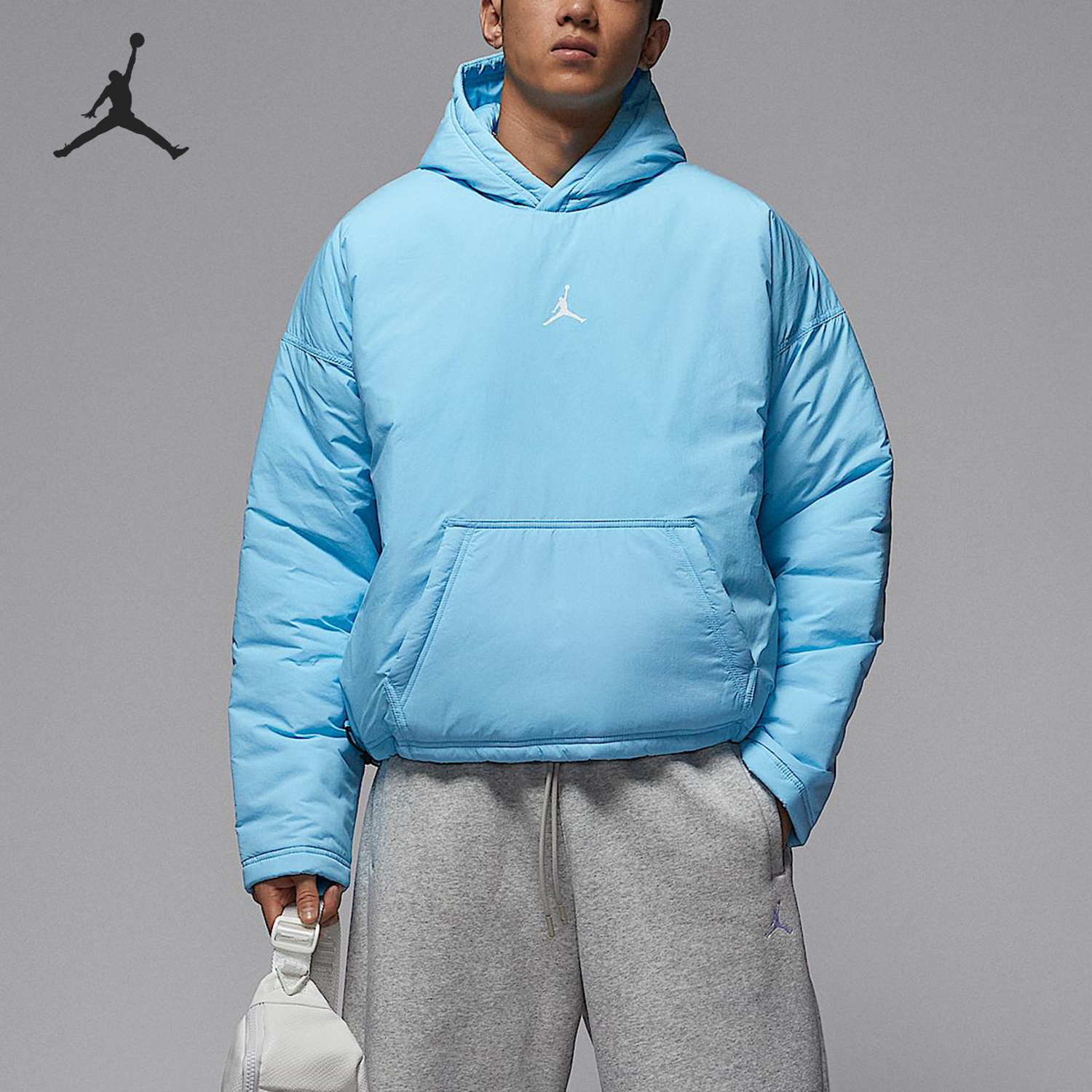 Nike/耐克正品JORDAN男士套头户外保暖宽松休闲卫衣HV1865-497