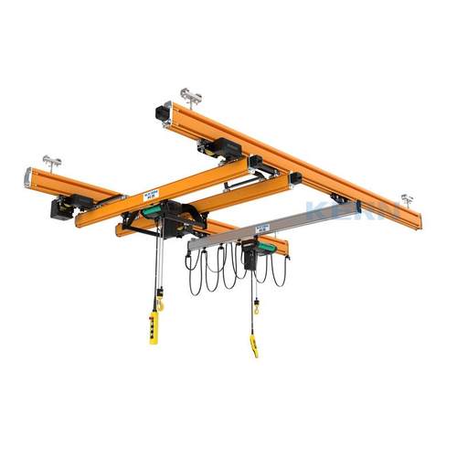 汽车厂装配车间用铝轨智能平衡吊模组入箱定制铝合金KBK起重机