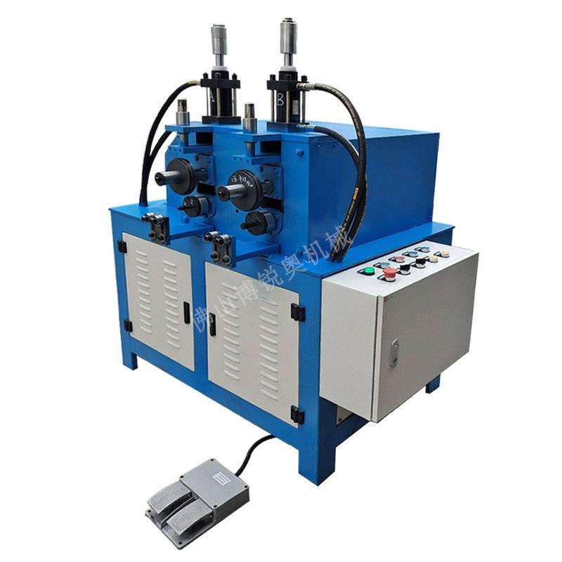 圆管滚螺纹机压筋机不锈钢滚牙机压螺纹对穿拖把伸缩杆滚丝缩口机