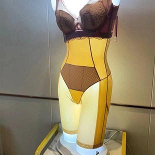 带灯内衣店模特透明熟胶塑料女内衣店道I具塑身衣美容院美体带灯