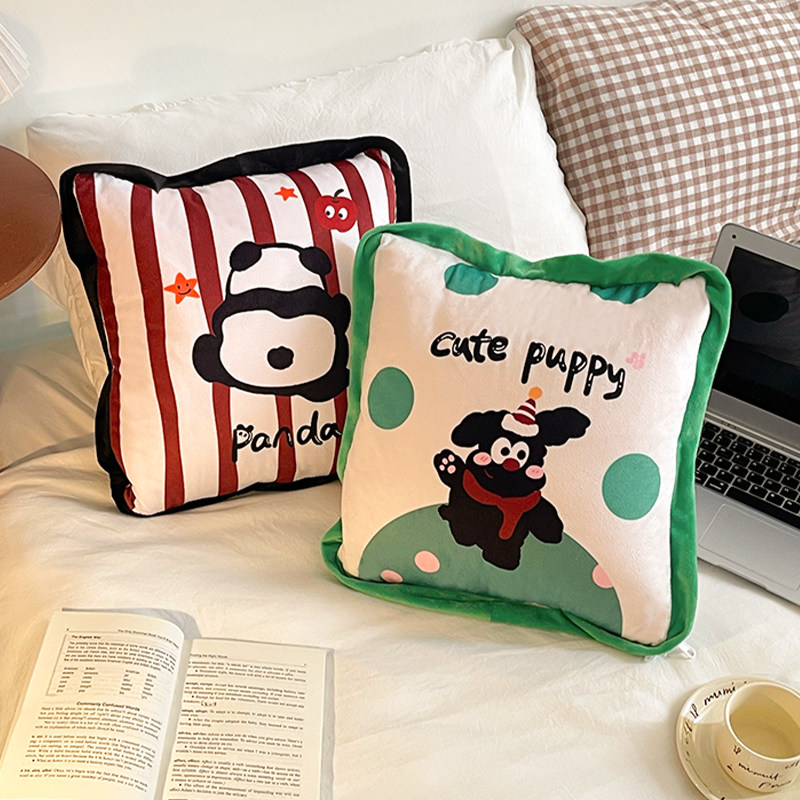 抱枕被子两用冬天靠枕折叠毯汽车内靠垫枕头二合一办公Y室午睡盖,居家布艺,抱枕被,淘宝优惠券,粉丝福利购,淘宝优惠卷