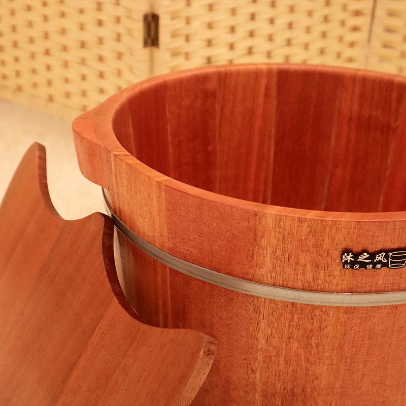 沐之风橡木泡f脚木桶泡脚桶足浴盆实木木质小洗脚盆家用泡脚木盆