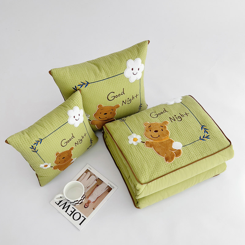 抱枕被子两用全棉办公室s午休午睡毯子二合一车载汽车用靠枕空调,居家布艺,抱枕被,淘宝优惠券,粉丝福利购,淘宝优惠卷