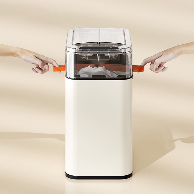 智能感应式垃圾桶家n用带盖子化妆室厕所厨房客厅办公室自动打包