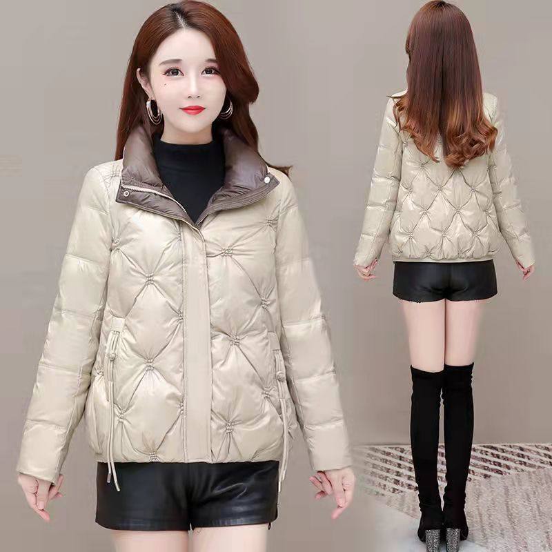 羽绒服女短款2024冬季新款百搭流行潮流修身小个子羽绒袄加厚外套