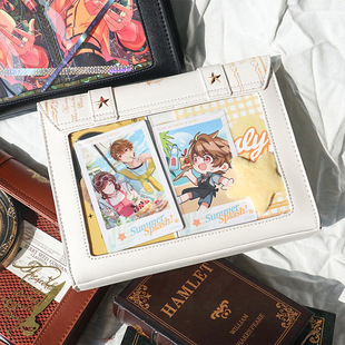 新款日系lolita包包原创设计星月魔法书痛包吧唧包女士日系复古