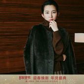 活动 GOLDEN BARRY25秋冬新款 时尚 保暖皮毛一体拉贡外套151024