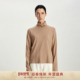 GOLDEN BARRY金和百瑞秋冬天竺夹羽绒丝高领打底衫 T恤上衣202456