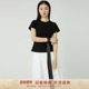 GOLDEN BARRY金和百瑞夏羊毛修身 基础日常百搭休闲短T女201818