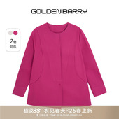 上衣212587 100棉衬衫 GOLDEN BARRY金和百瑞春设计感长袖