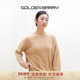 质感圆领100山羊绒针织衫 GOLDEN BARRY金和百瑞冬季 243091