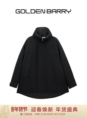 GOLDEN BARRY金和百瑞冬季阔版休闲大口袋减龄百搭鹅绒服133083