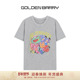 T恤201051 BARRY25冬童趣趣味涂鸦印花磨毛棉短袖 活动 GOLDEN