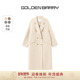 羊绒羊毛 GOLDEN BARRY25冬极简气质双口袋经典 款 呢大衣140073