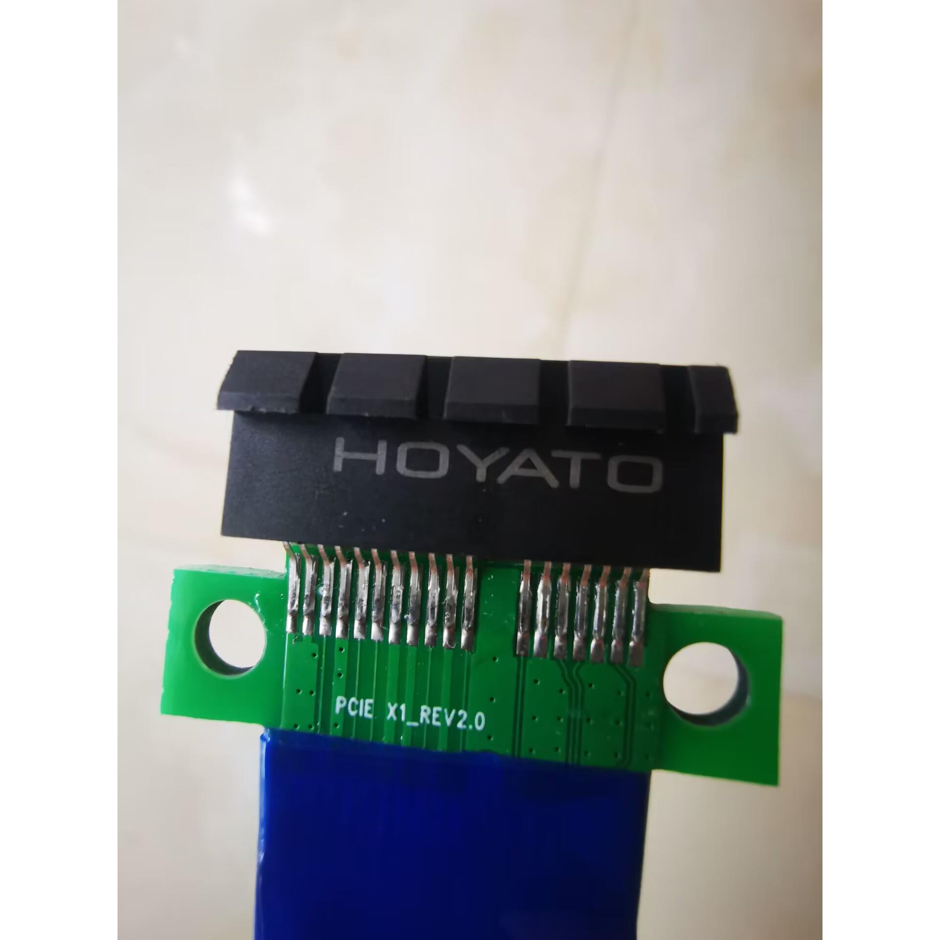 PCI-E1X公对母软排保护3.0pcie网卡声卡采集卡延长增高加长转接线