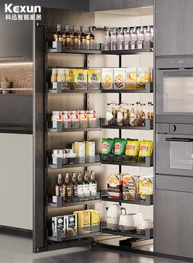 Kexun科迅高柜拉篮厨房橱柜大怪物高深篮厨房零食柜阻尼联动拉篮