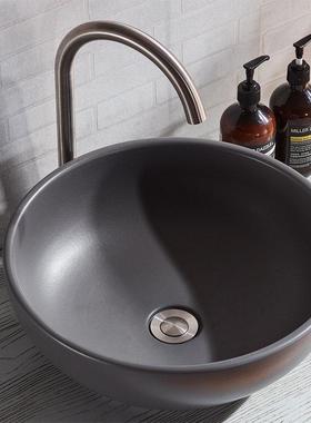 台上盆洗手洗脸盆 LOFt工业陶瓷盆面盆水泥灰色北欧风格艺术碗盆