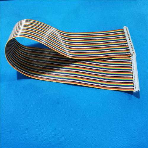 德律TR518 ICT测试机排线 彩色排线 64PIN治具排线