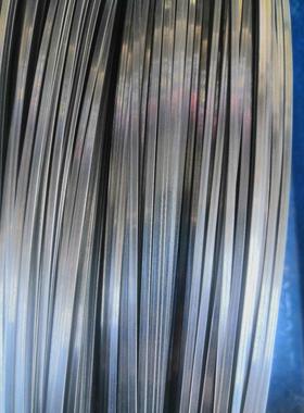 72A/82B/T9A碳弹簧钢扁线 扁方线调直 Q235/A3/1045铁丝压硬扁丝