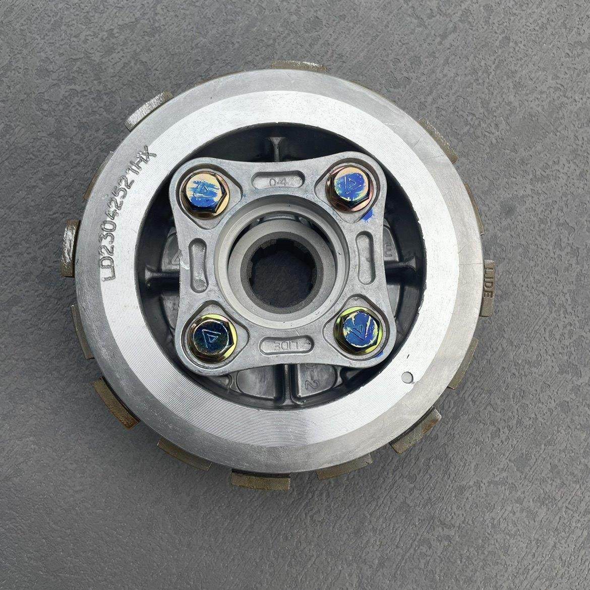 适用于昊爵舒爽Hj150-7-7A-8/Hj125-20摩托车离合器小鼓总成离合