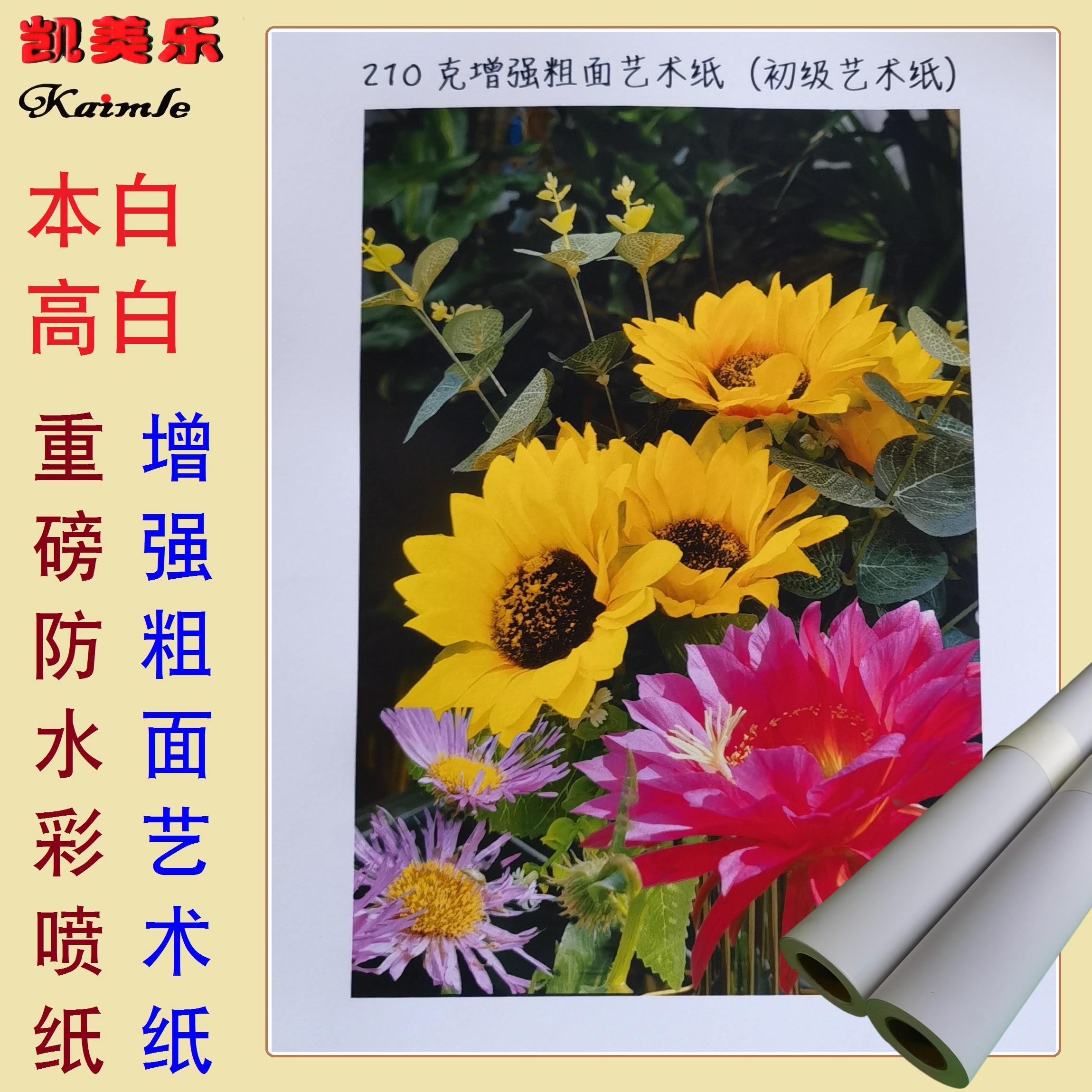 A4增强粗面艺术纸210克230克重磅彩喷纸加厚喷墨防水纸A3+329*483