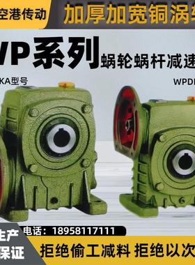 WPDKA WPDKS 涡轮蜗轮蜗杆减速机小型变速箱齿轮箱带电机立式220V
