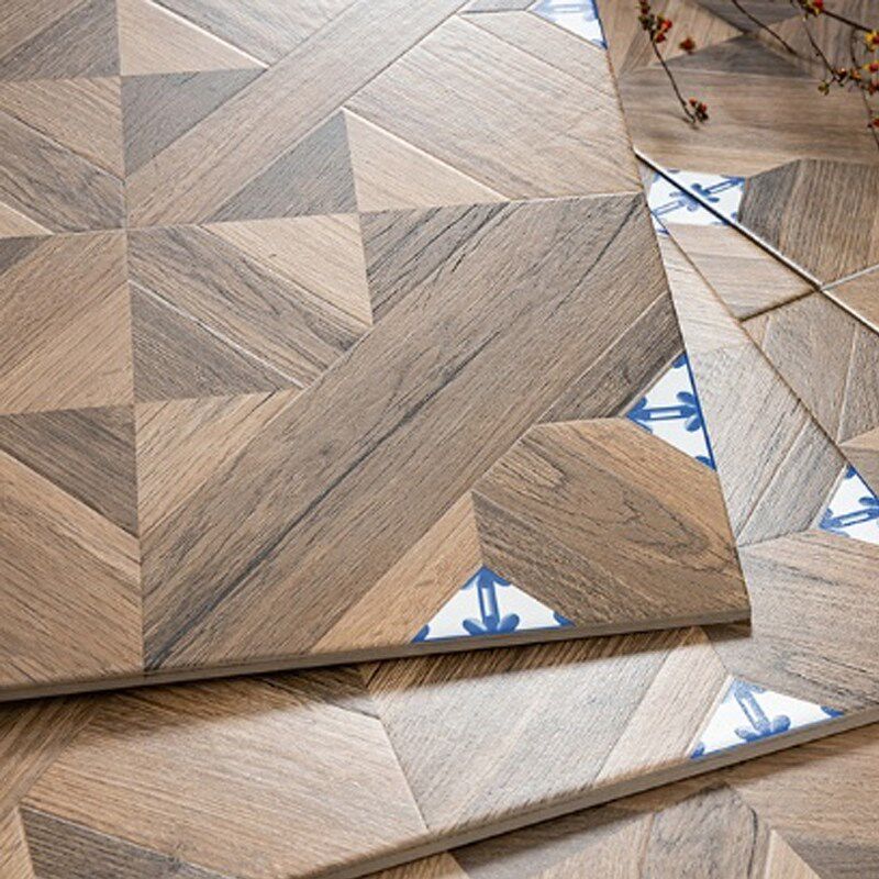 速发风质感模具木纹砖480480服装咖啡店庭院民宿地砖厨房瓷砖