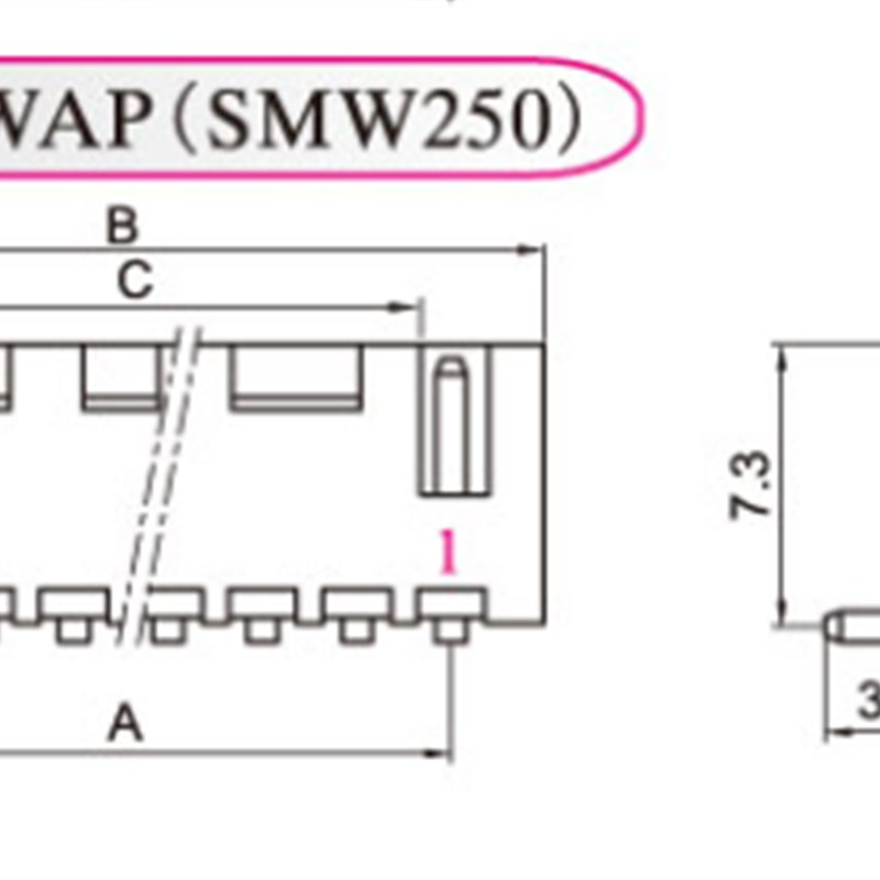 速发HXH接插件W250/HX2504-2WAP//4/5/6/7/8//10WAP 弯针座