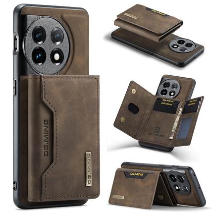 适用一加1+12/11新款防摔手机壳1+Nord 2磁吸分体式二合一卡包1+Ace保护壳全包边1+9/10 Pro支架后盖创意皮套