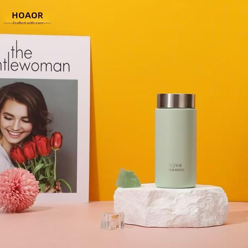 华翔5231-1女士袖珍手提式保温杯316L不锈钢抗菌保温杯团体采购定